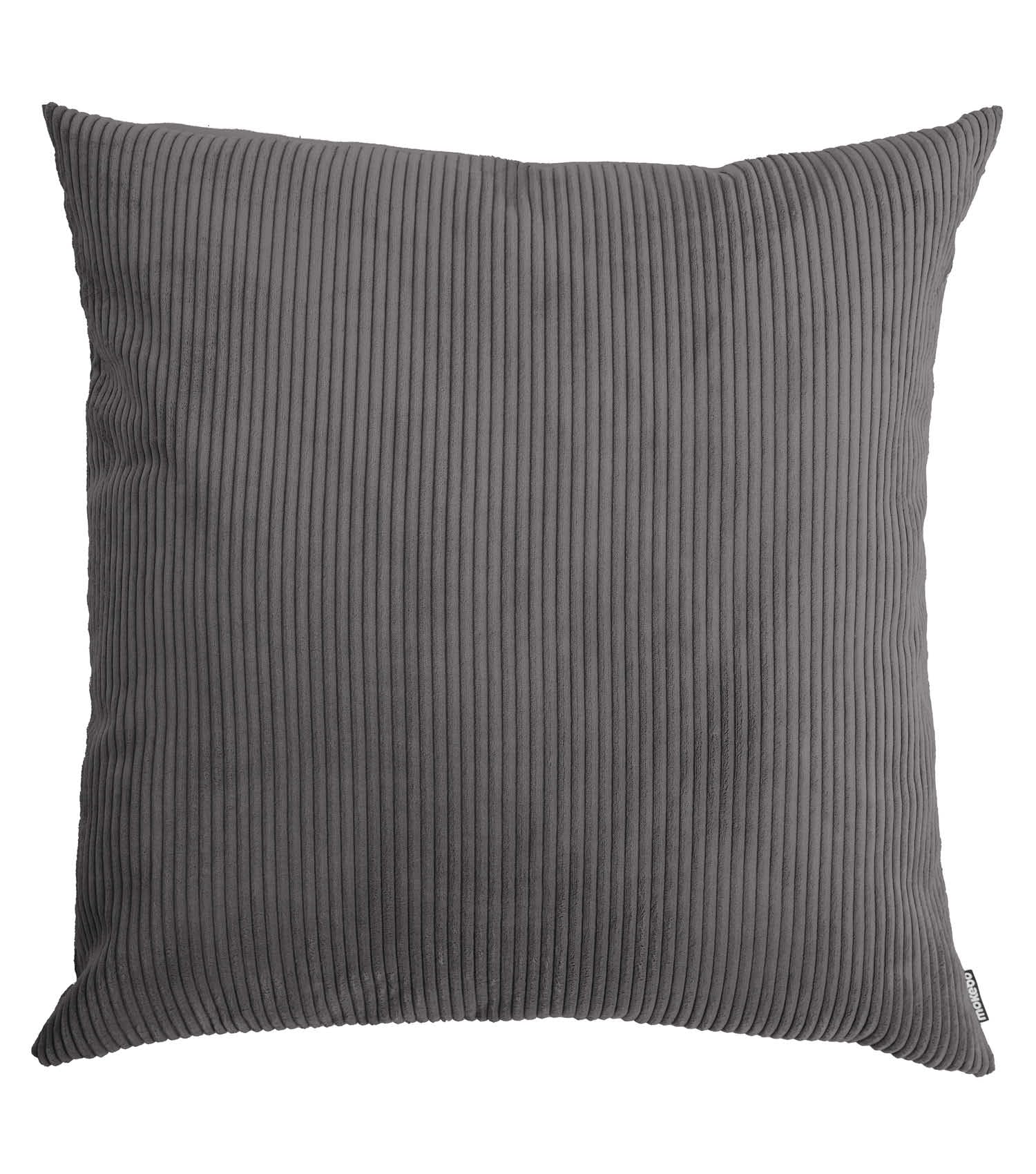 XXL Sofakissen Cord Das Anschmiegsame 90x90 cm Made in Germany in Anthrazit