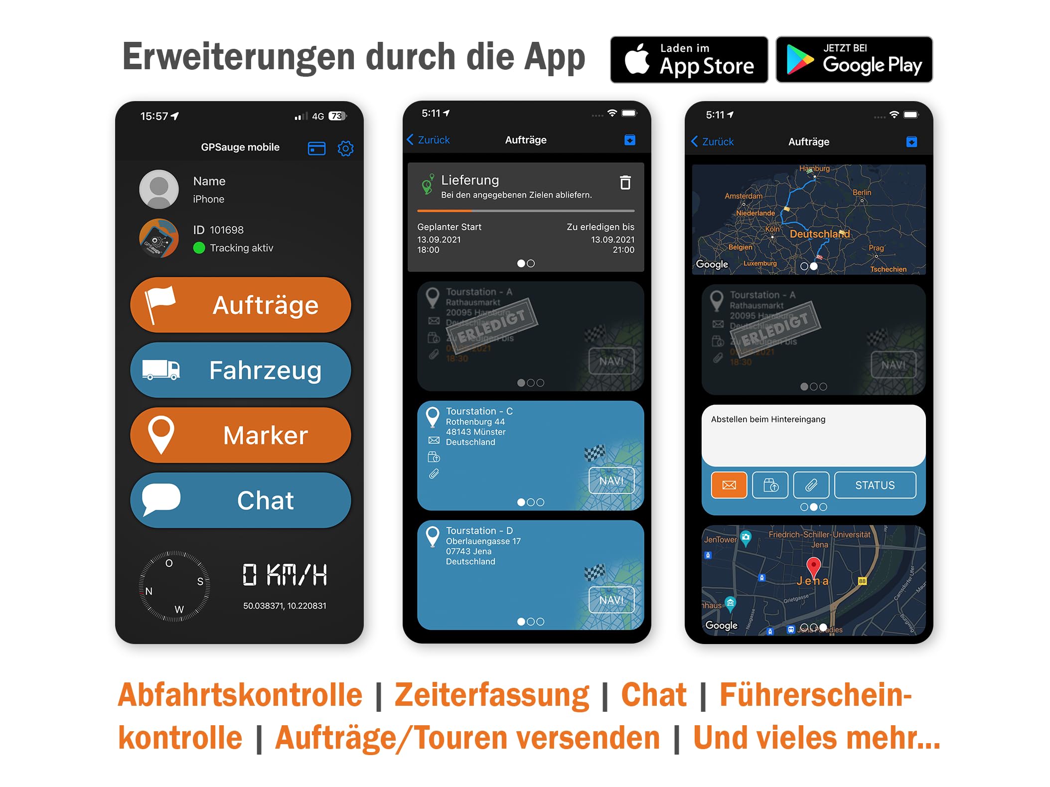 OBD: GPS Telematik-Tracker inkl. 1 Jahr Lizenz, sofort einsatzbereit! Für Ortung + Objekterkennung + Telemetriedaten + elektronisches Fahrtenbuch mit Fahrer App + Fuhrparkmanagement Software
