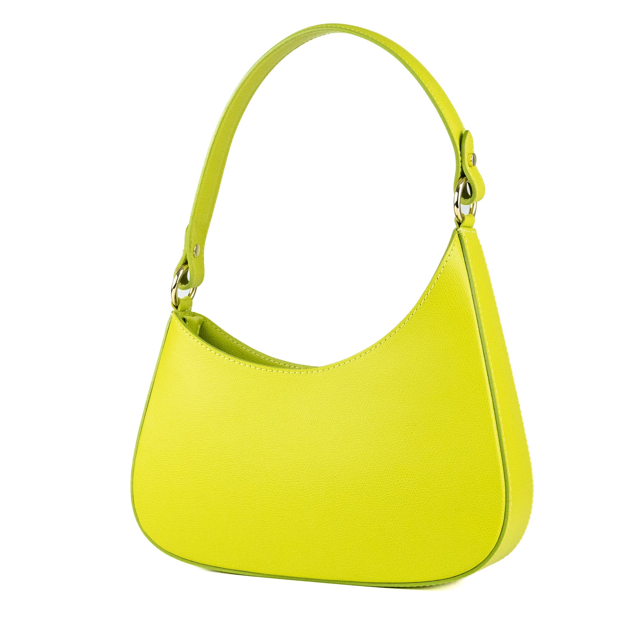 Premium Italian Leather Handmade in Florence, Italy. Small Handbags for Women with Detachable Strap Made in Italy