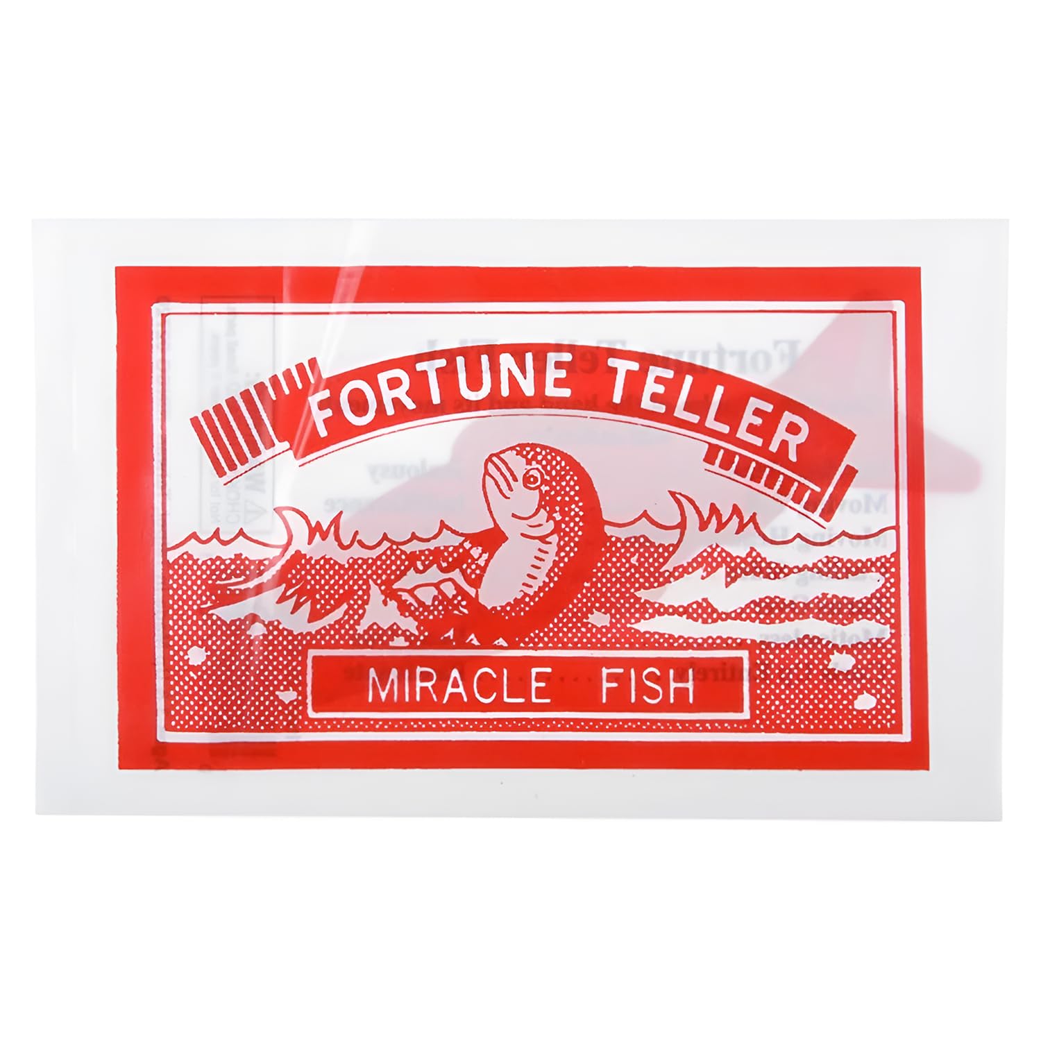 Spiritual Imports 3562 Fortune Teller Miracle Fish, Blanco y Rojo