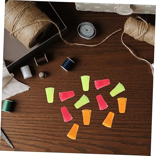 Miniatura 9 de VICASKY 30 piezas de agujas de tejer de punto coloridas, protectores de puntos, accesorios de punto para tejer, manualidades, manualidades,