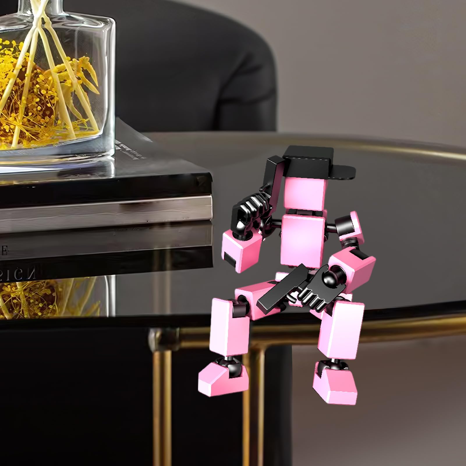 Personaggi Motion, Personaggi D'azione 3D,Action Figure Robot Mobile Unica E Versatile | Set Completo Di Action Figure, Robot Flessibile E Modificabile Per Amici, Collezioni, Decorazione Del Desk