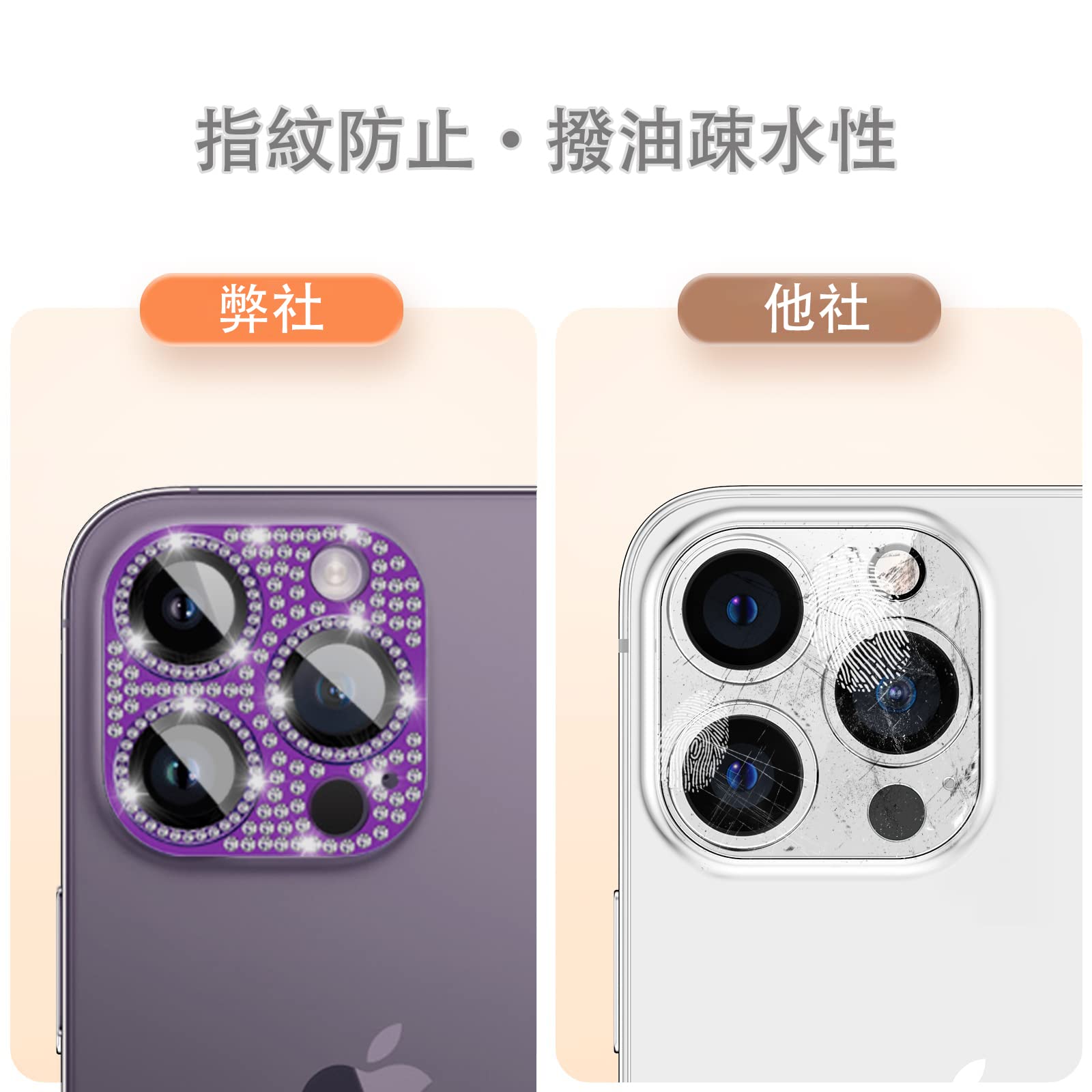 Amazon | iPhone 14 Pro/iPhone 14 Pro Max カメラフィルム レンズ
