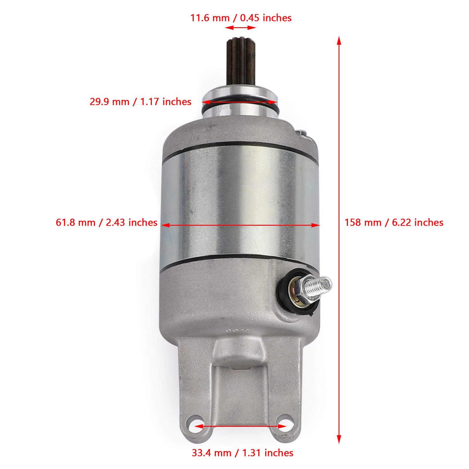 Topteng Motor arranque para Honda VT125C2 Shadow/XL125V Varadero 125