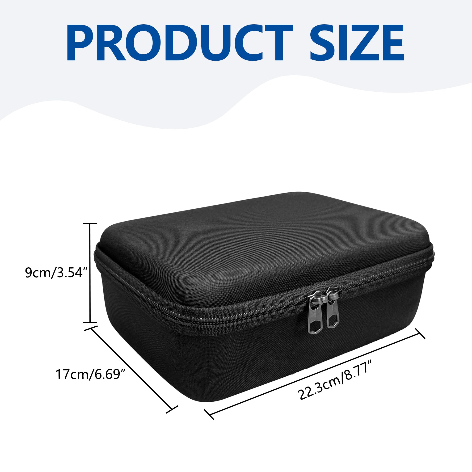 Musiin Audio Interface Carrying Case,Compatible with Audient iD14 MKII Interface/Stream OTG Soft Lining with Groove Fit,Mesh Pocket for Cables and Accessories,Ideal for Studio Recording and Travel Use - Image 2