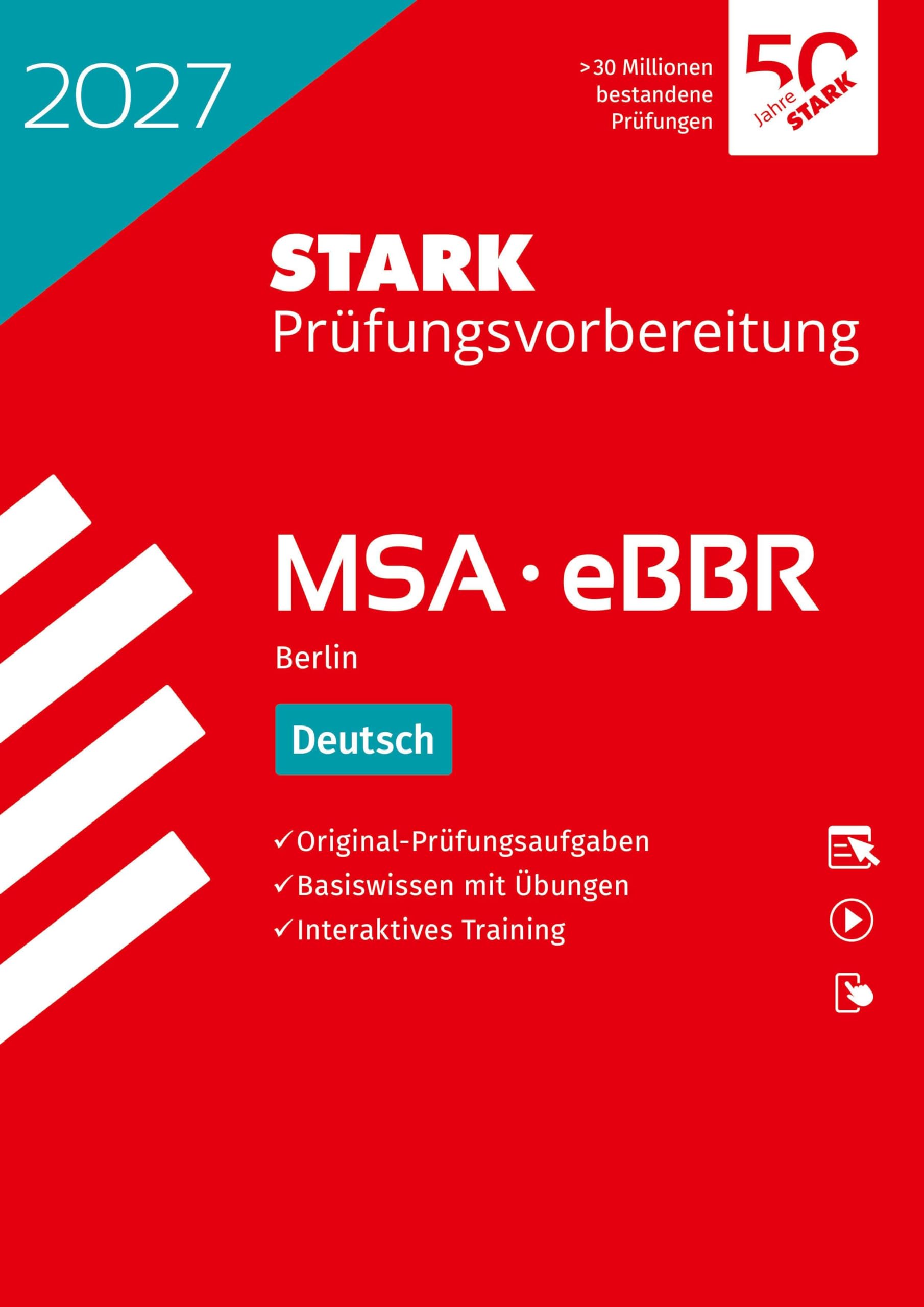 STARK Deutsch - MSA/eBBR 2027 Berlin - Prüfungsvorbereitung (Abschlussprüfungen)