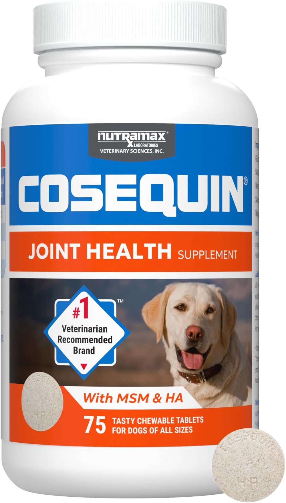 Cosequin Plus MSM and HA Chewable Tablets, 75 ct