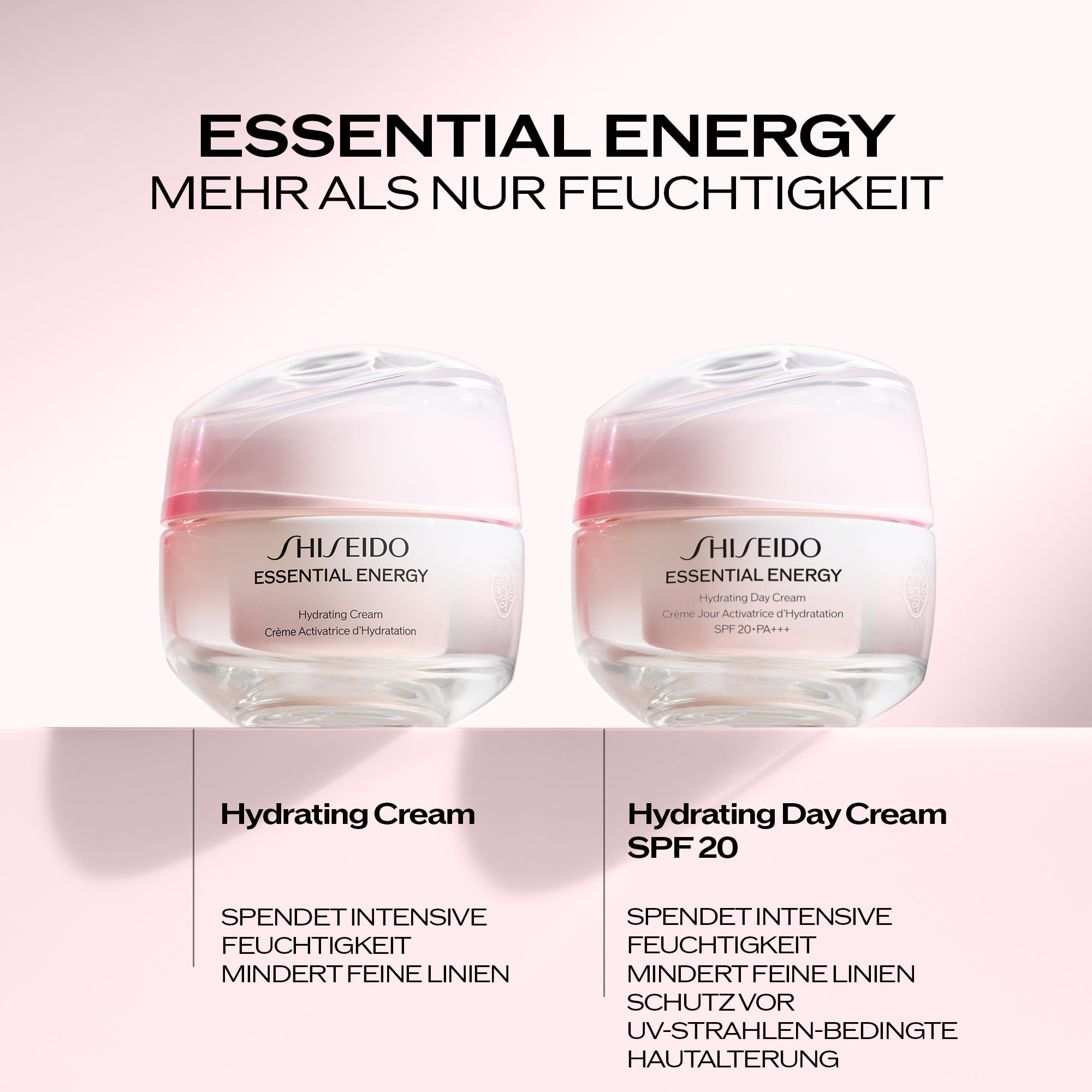 Shiseido I Essential Energy I Hydrating Face Cream I Beugt Linien vor