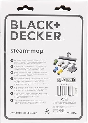 Miniatura 11 de BLACK+DECKER Kit completo de accesorios Steambuster para trapeador de vapor, FSMH21A-XJ