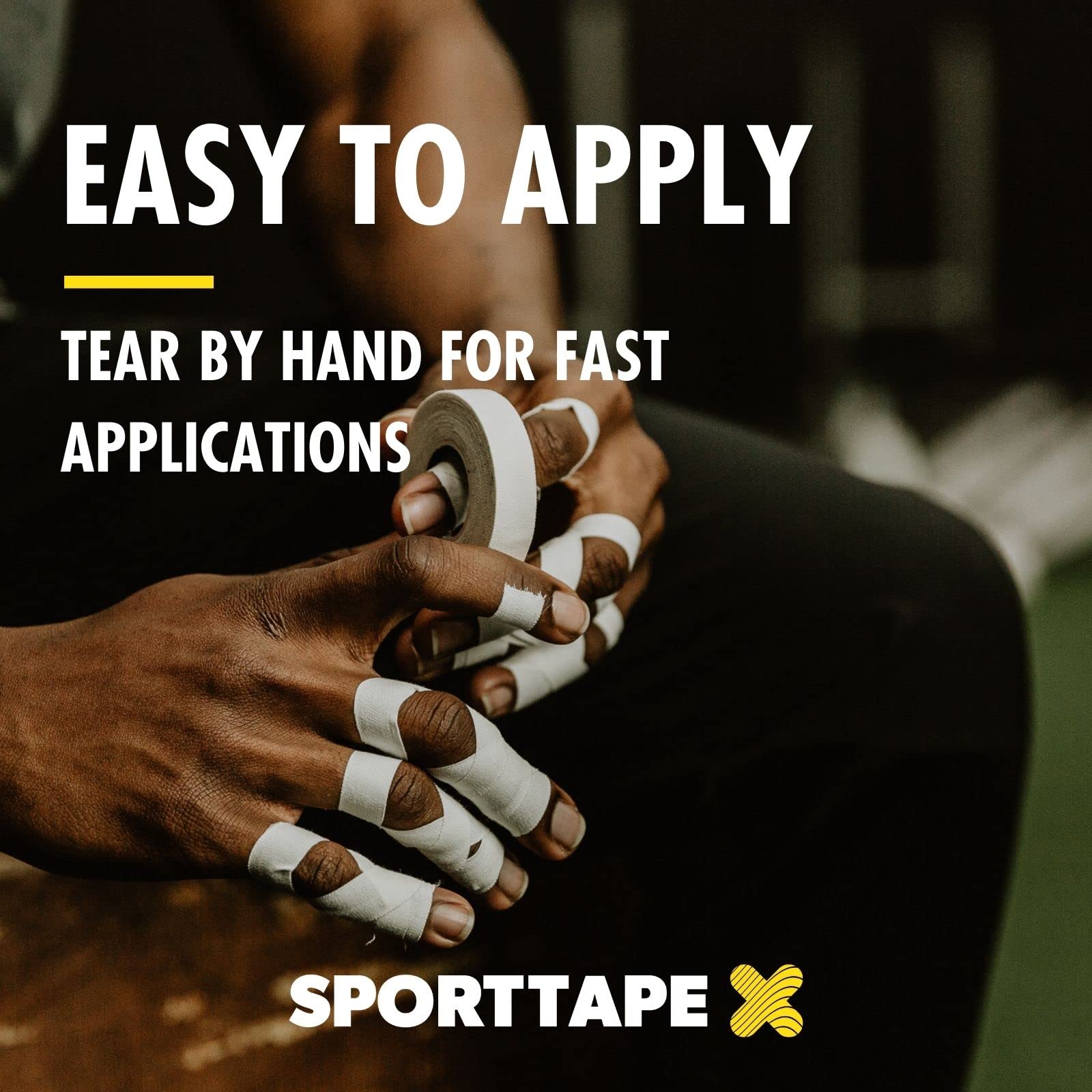 Buy 2 Rolls SPORTTAPE Finger Tape Zinc Oxide Tape White 1.25cm x