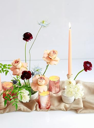 Miniatura 4 de The Beeswax Co - Velas de cera de abejas ligeras, perfumadas a miel natural, para el hogar, larga duración y ecológicas, mecha de algodón, quema