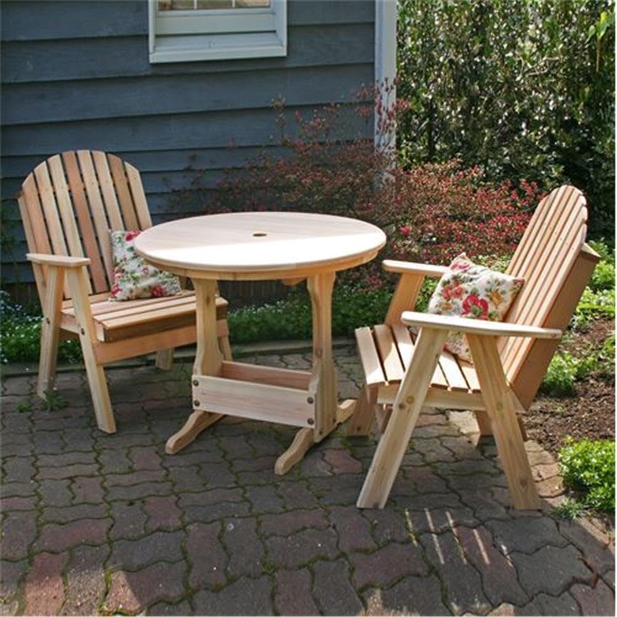 Cedar Fanback Bistro Set