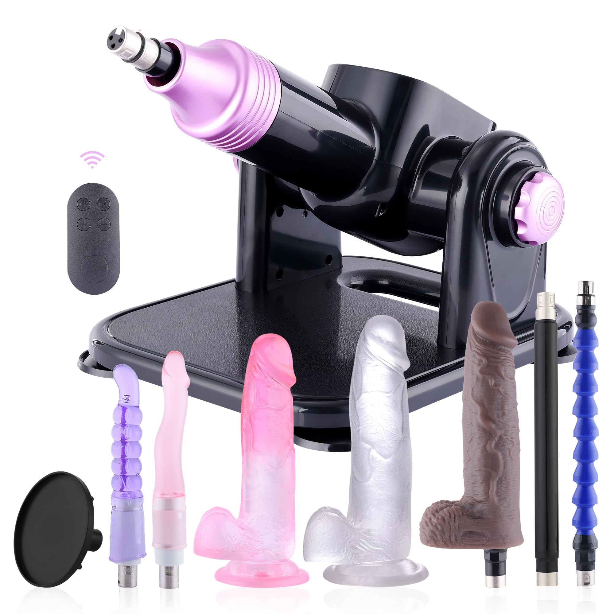 Potente máquina sexual para parejas y solteros: 21 modos de juego, motor silencioso de 60 W, empuje ajustable de 0 a 180°, mando a distancia, embalaje discreto.