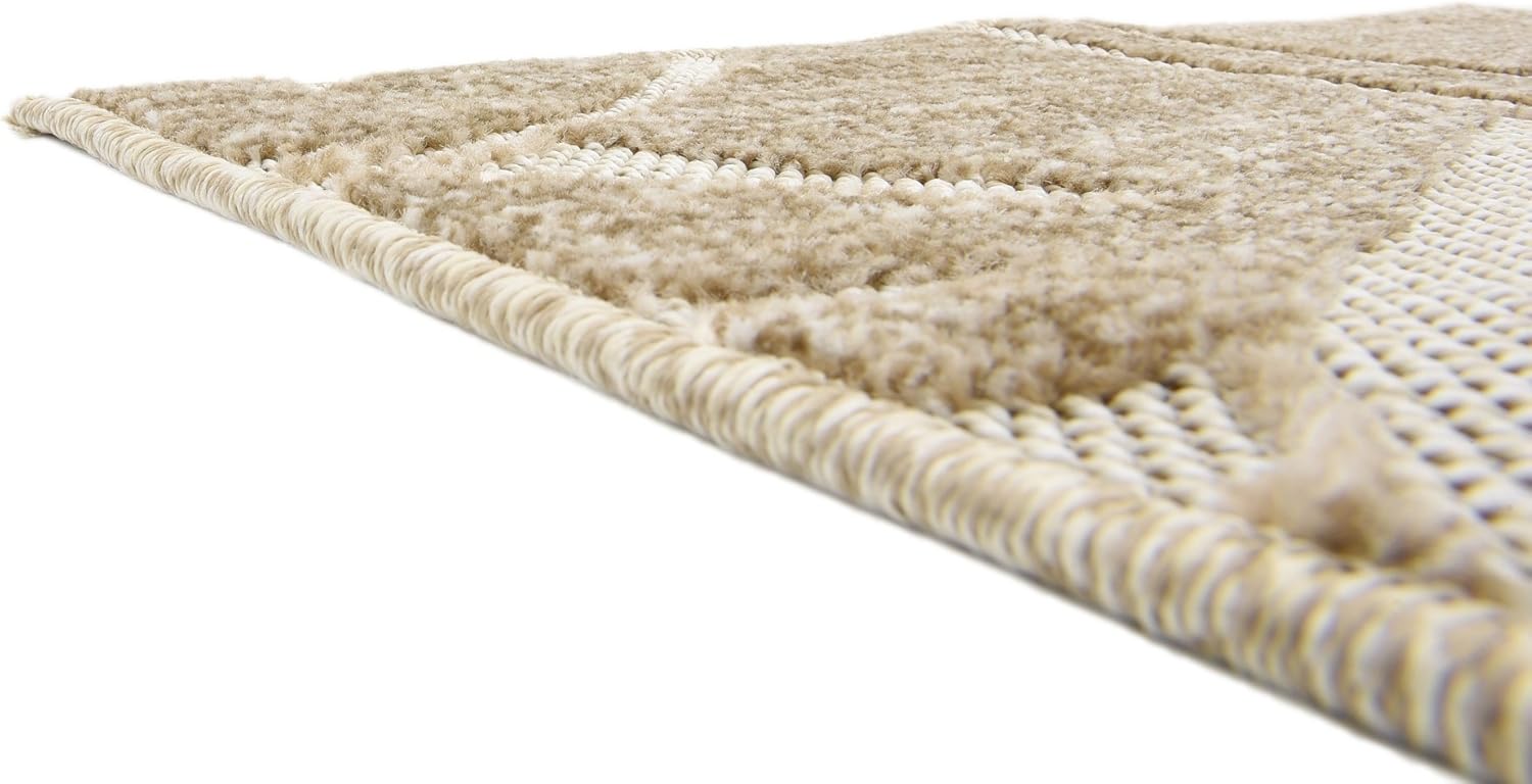 Unique Loom Outdoor Botanical Collection Area Rug - Orlando (2' x 6' Runner, Beige/ Cream)