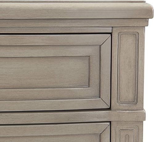 Miniatura 6 de Jennifer Taylor Home JTH Luxe Troy - Mesa auxiliar dorada, madera de cachemira gris