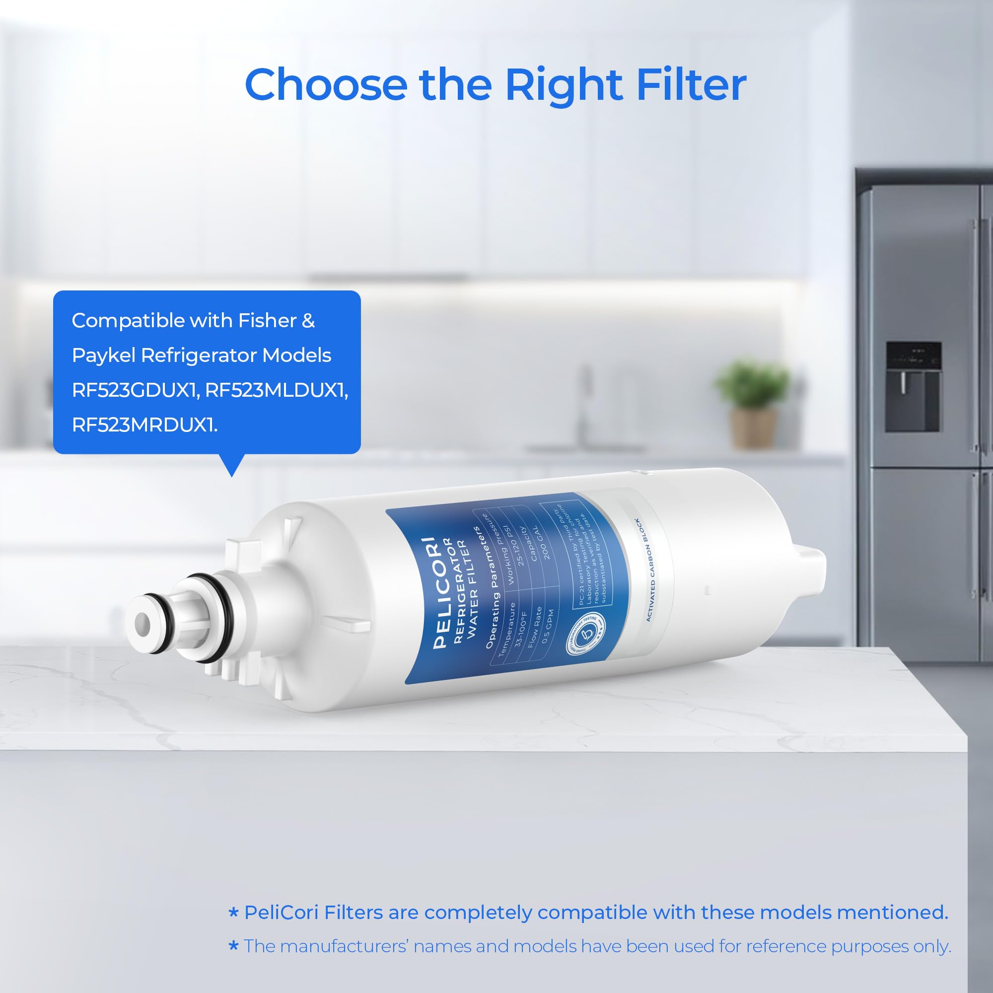 Filtro De Agua Compatible Con Fisher & Paykel Para Refrigera | Meses