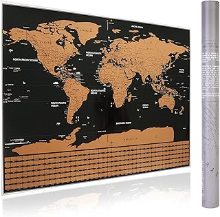 DAYONG Scratch Off World Map