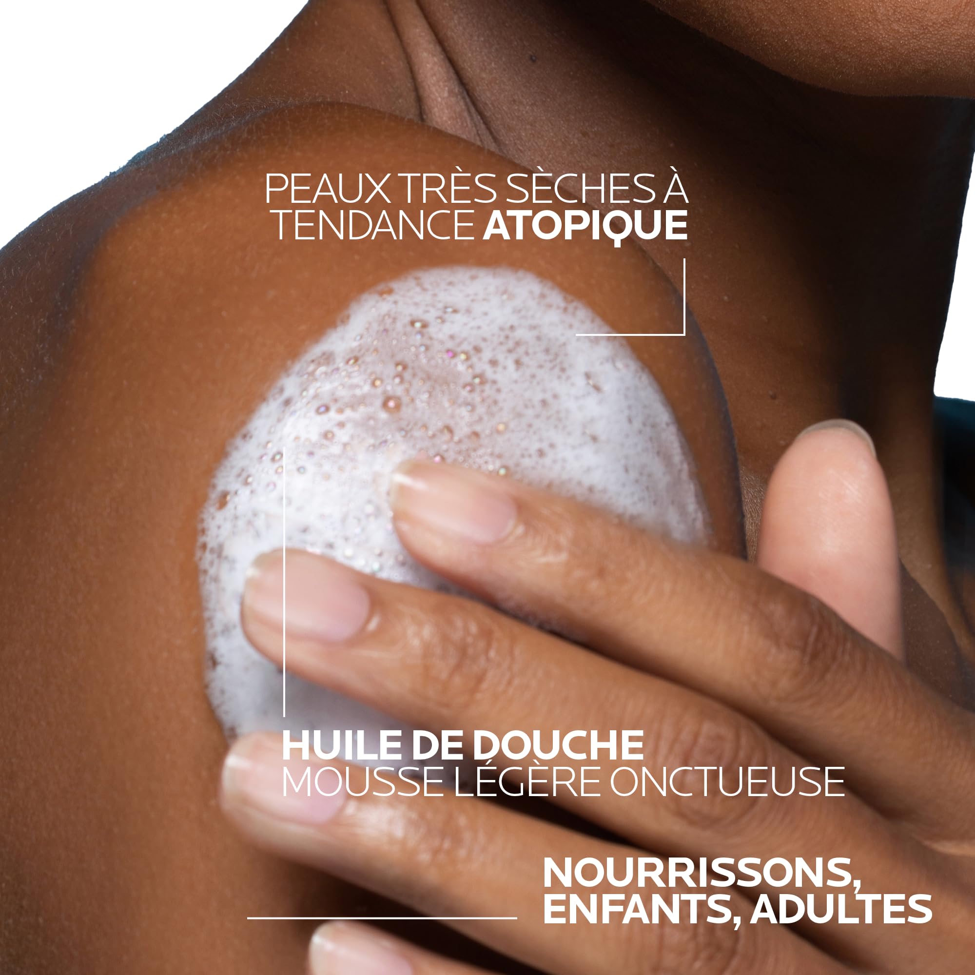 La Roche-Posay | Lipikar Huile Lavante AP+ Huile de douche | Nettoie en douceur | Anti-irritations | Pour peaux normales, sèches & atopiques | Dès la naissance | 400ml + éco-recharge de 400ml