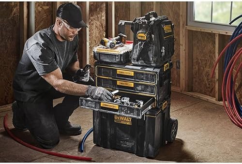 Miniatura 6 de DEWALT TOUGHSYSTEM 2.0 Organizador de herramientas y unidad de almacenamiento de 3 cajones (DWST08330)