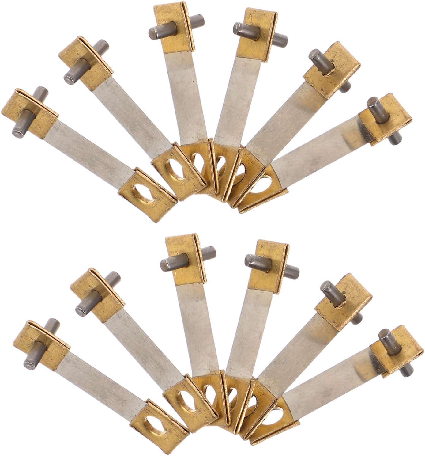 Zerodeko 12pcs Metal Clock Pendulum Suspension Springs Set for Floor and Wall Clocks
