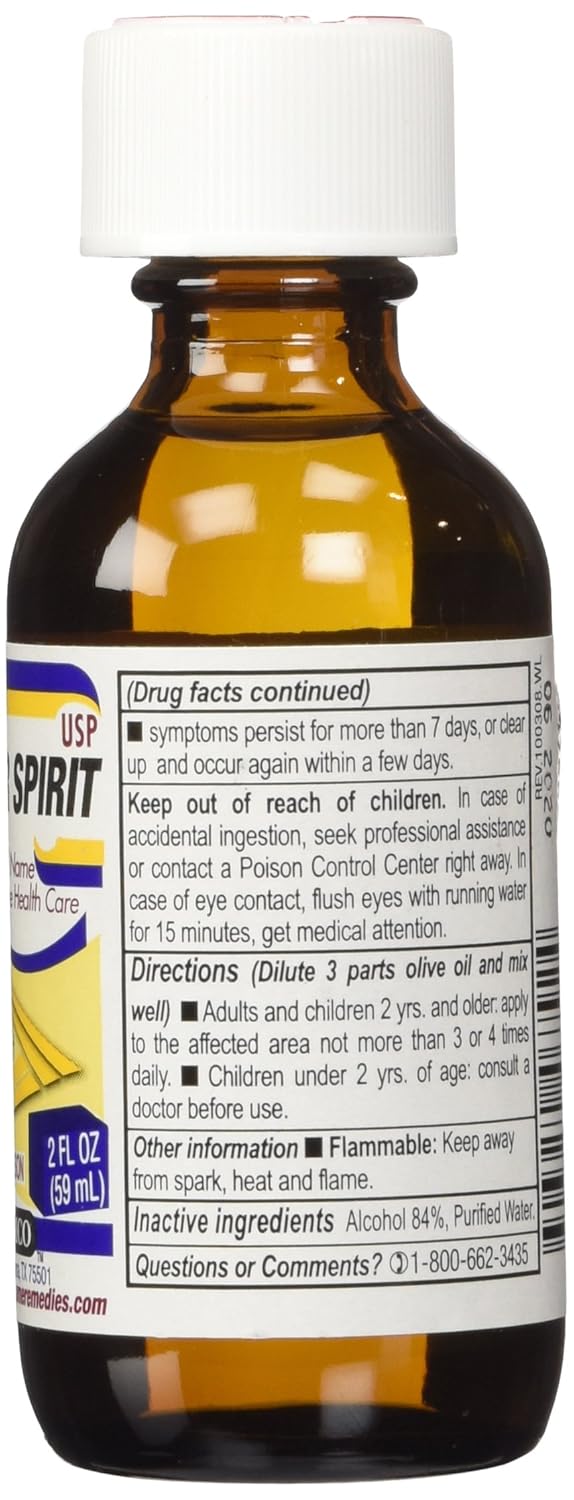 Camphor spirit for cold