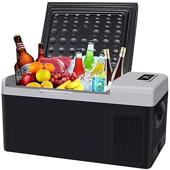 Amazon.co.jp: Sumeriy 車載冷蔵庫 18L -20℃～20℃ 急速冷凍 2WAY