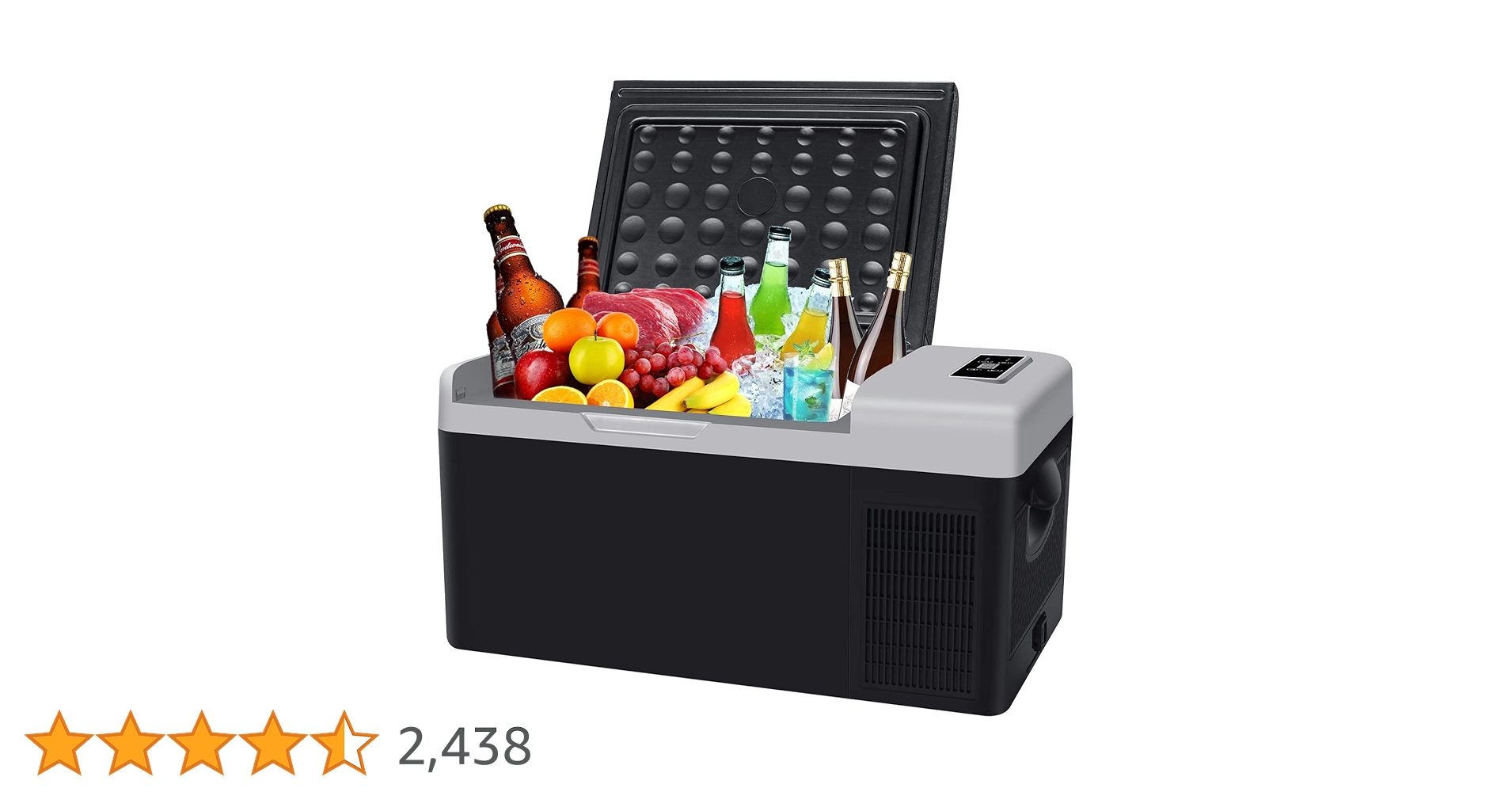 Amazon.co.jp: Sumeriy 車載冷蔵庫 18L -20℃～20℃ 急速冷凍 2WAY