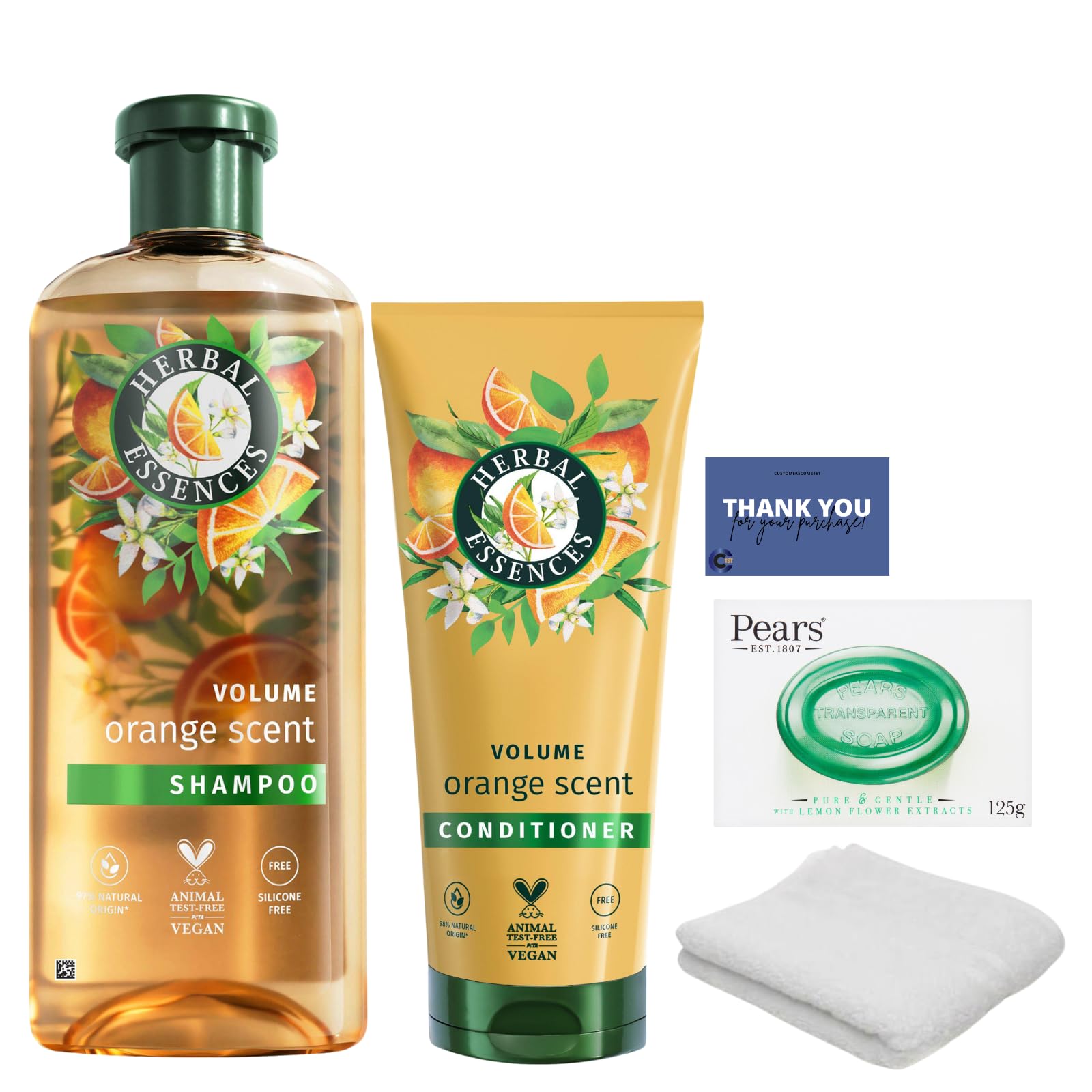 Hair And Body Nourishment Bundle Consists Of Orange Scent Volume