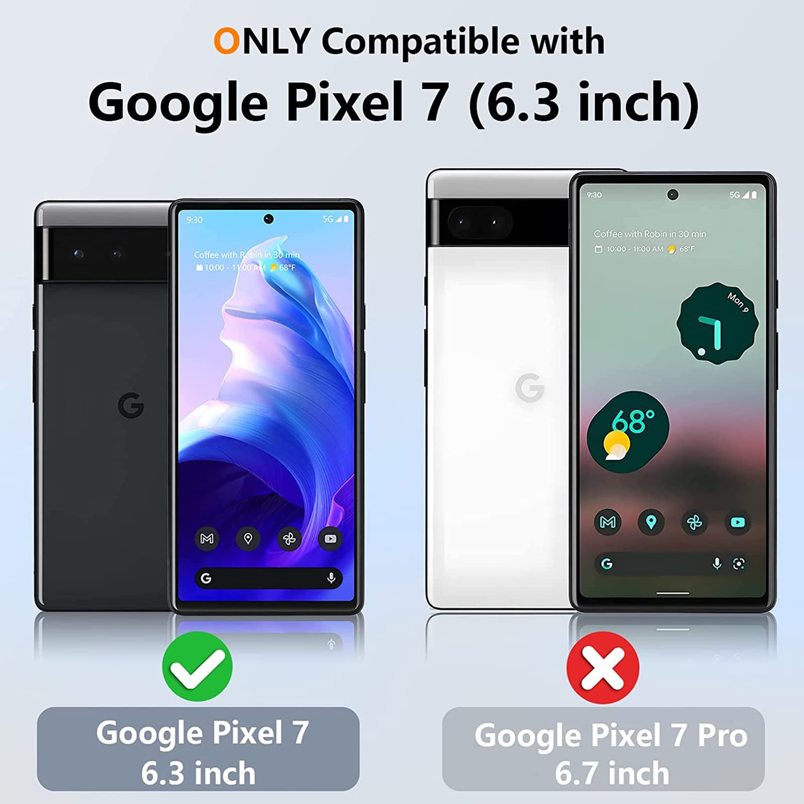 Minimalistische Brieftaschen-Hülle Für Google Pixel 7 Pro – Mit 6 Kartenfächern, Abnehmbarem Schultergurt & Ständerfunktion