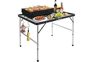 Folding Camping Table: Portable Grill Companion