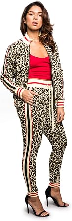 VICTORIOUS Women's 2 Piece Tracksuit Set - Long Sleeve Sweatshirts and Sweat Pants