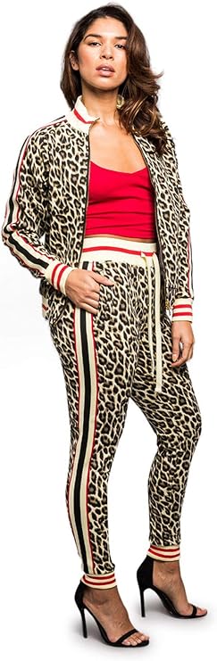 VICTORIOUS Women's 2 Piece Tracksuit Set - Long Sleeve Sweatshirts and Sweat Pants