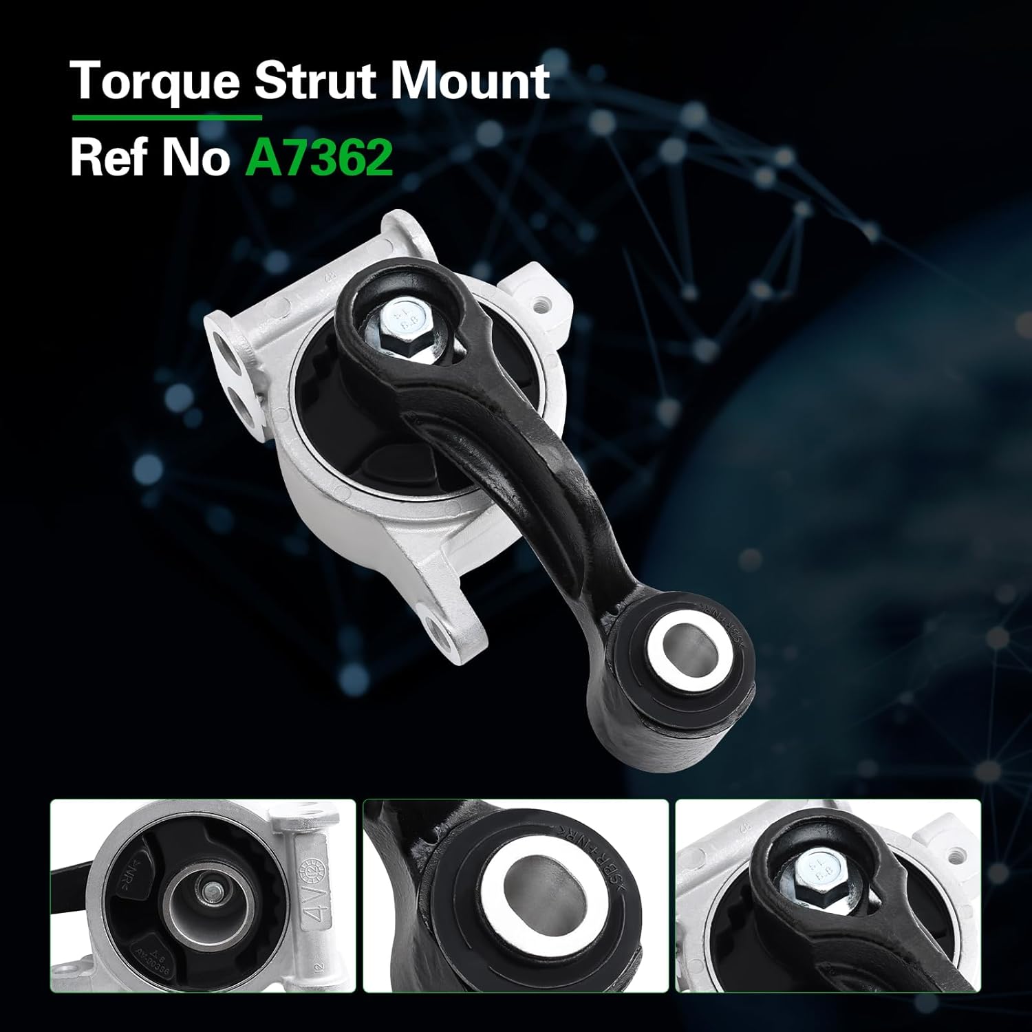 Engine Motor Mount and Transmission Mount kit Compatible with Altima 2013-2017 & Maxima 2015-2023 3.5L V6 Engine Automatic CVT Trans,Replace OE A4355HY A4365HY A4356HY A7362 A7386 A7383 6pcs