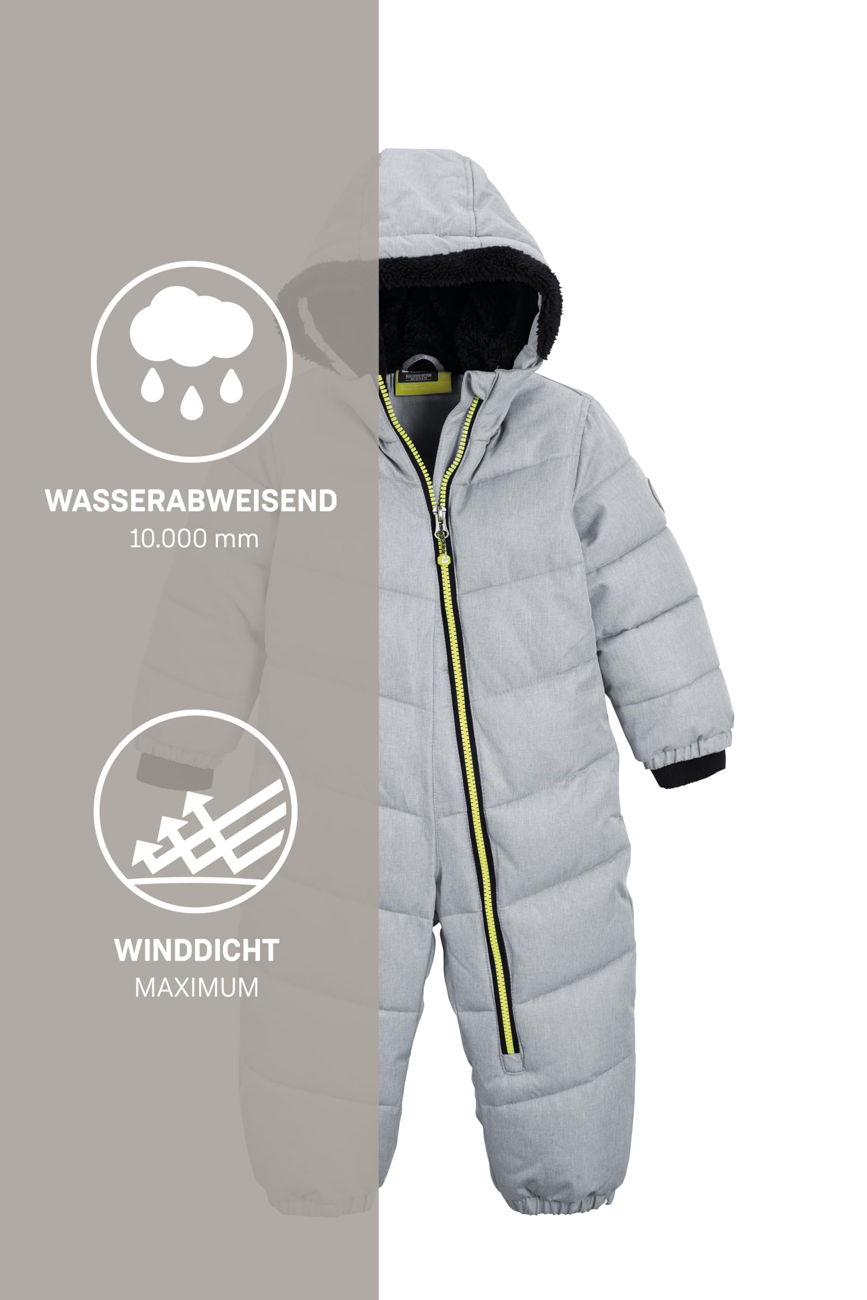 Killtec Kinder Karter Mini Overall Daunenoptik Mit Kapuze