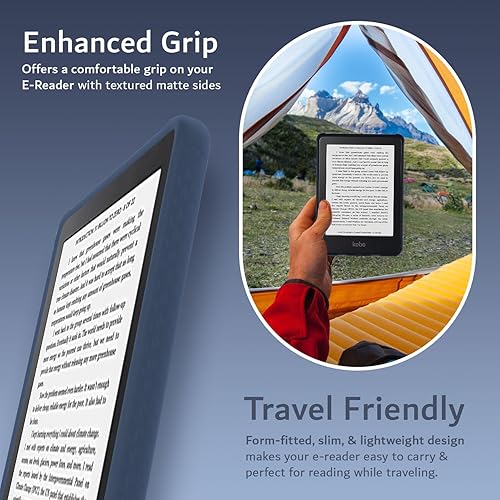 Vista 24 de TUDIA SKN - Funda diseñada para Kobo Clara 2E (6 pulgadas), esquinas reforzadas, a prueba de golpes, delgada, antiamarilleamiento, parte trasera