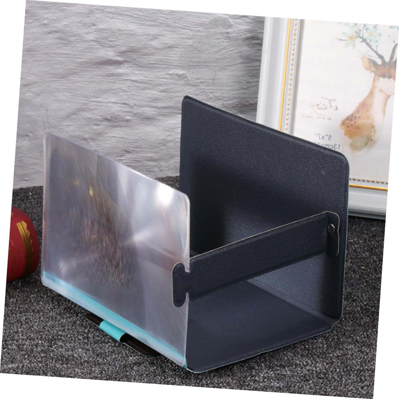 Loupe Écran Ordinateur Portable 22 Pouces Avec Support Pliable - Agrandisseur Téléphone HD Anti-Fatigue