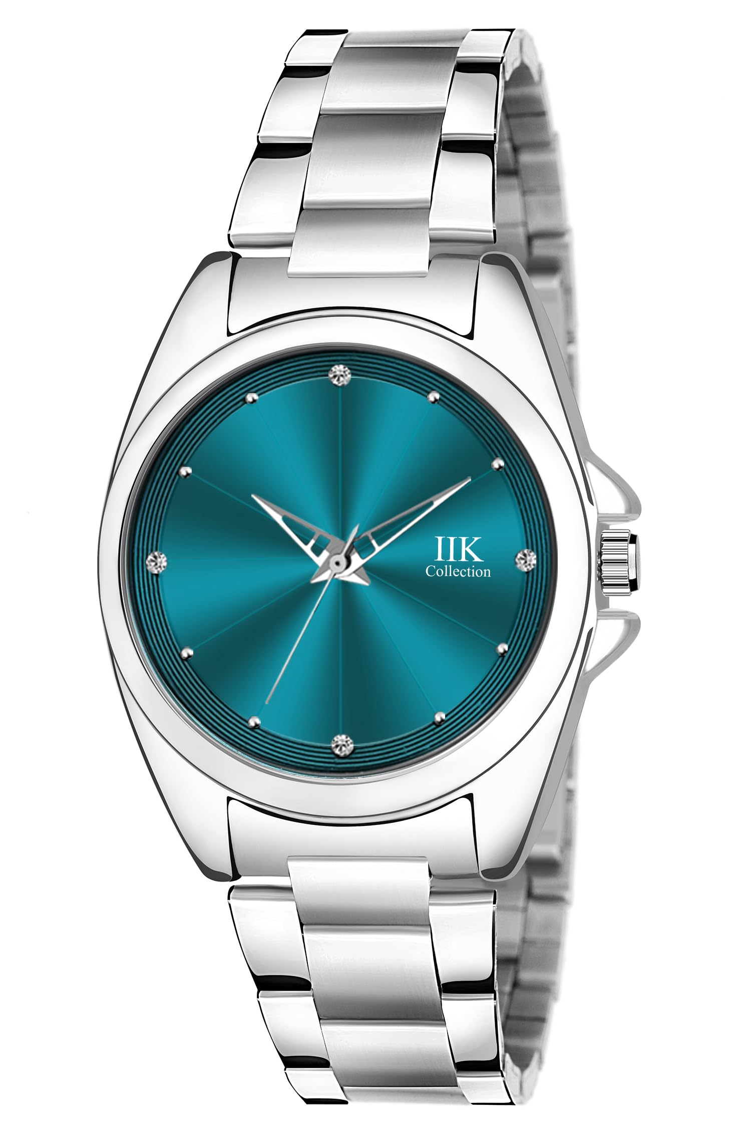 IIK COLLECTION Watches for Women Round Stainless Steel Dial Wrist Watches for Women Stylish Belt Ladies Watch - Water Resistant Watches for Girls (B0CGLJTRXP) Amazon Price History, Amazon Price Tracker