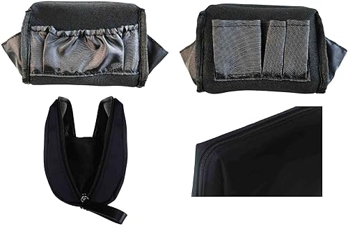 Miniatura 10 de Kososuru Pequeña bolsa de maquillaje para monedero, portátil, impermeable, bolsa de cosméticos de viaje, bolsa de maquillaje para mujeres, Verde,