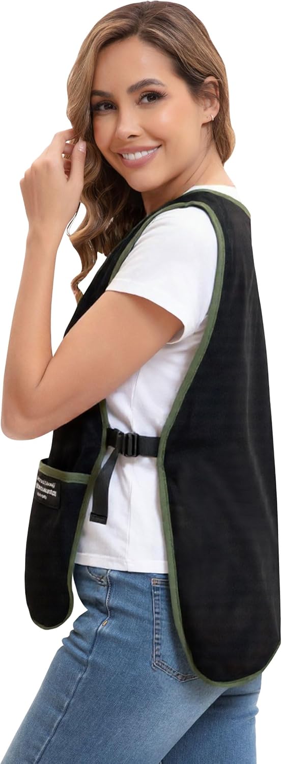 Nanxson Waterproof Cobbler Apron for Women Men with Pockets Adjustable Buckle Design Hair Stylist Apron for Garden Cooking - Image 2