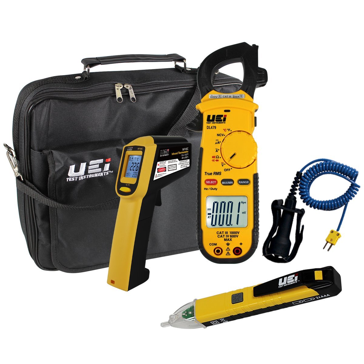 UEi Test Instruments HVACKIT HVAC Clamp Meter Kit
