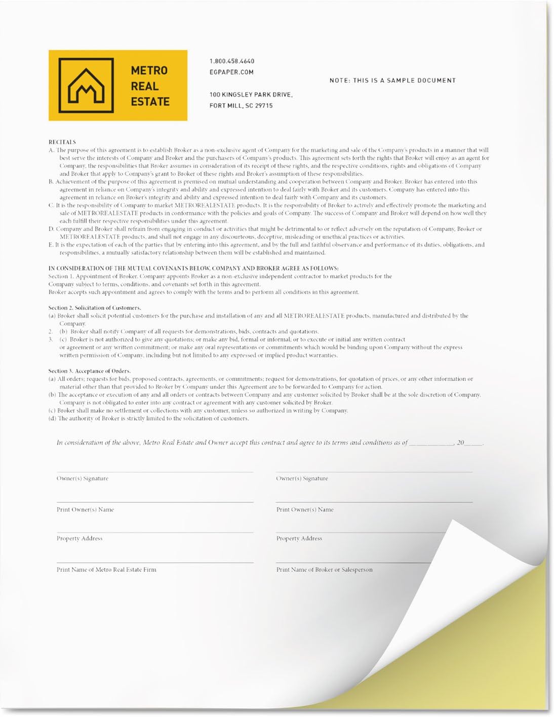 XER3R12850 - Vitality Multipurpose Carbonless Paper