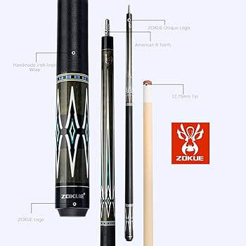 Amazon.co.jp: KONLLEN プールキュースティック 低偏向ビリヤード