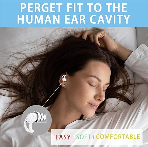Miniatura 2 de Tapones para los oídos para dormir con cancelación de ruido tapones para los oídos para reducción de ruido protección auditiva lavable para el