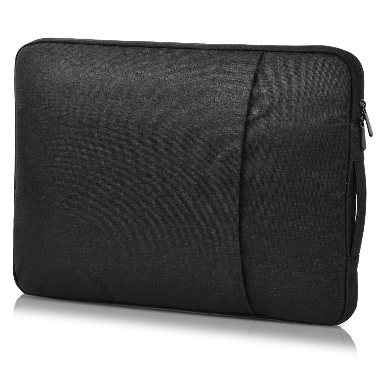 Duronge Laptop Bag 15.6-16 inch, Protective Laptop Sleeve with Handle and 2 Compartment for Ladies Man Business Travel Work (Black)