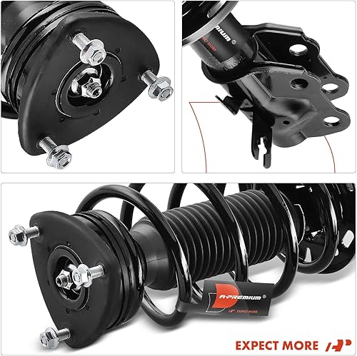 Miniatura 7 de A-Premium Par delantero (2) conjunto completo de puntal y resorte helicoidal compatible con Mazda 6 2014 2015 2016 2017, lado del conductor y del