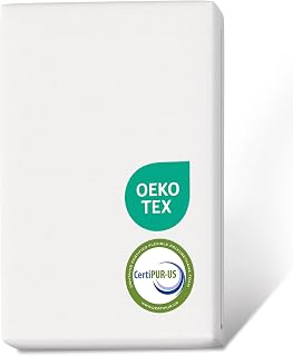 iMMDOKIN Pack and Play Mattress 38x26x1.5" CertiPUR-US Certified, Waterproof Hypoallergenic Dual-Sided for Babies Toddlers