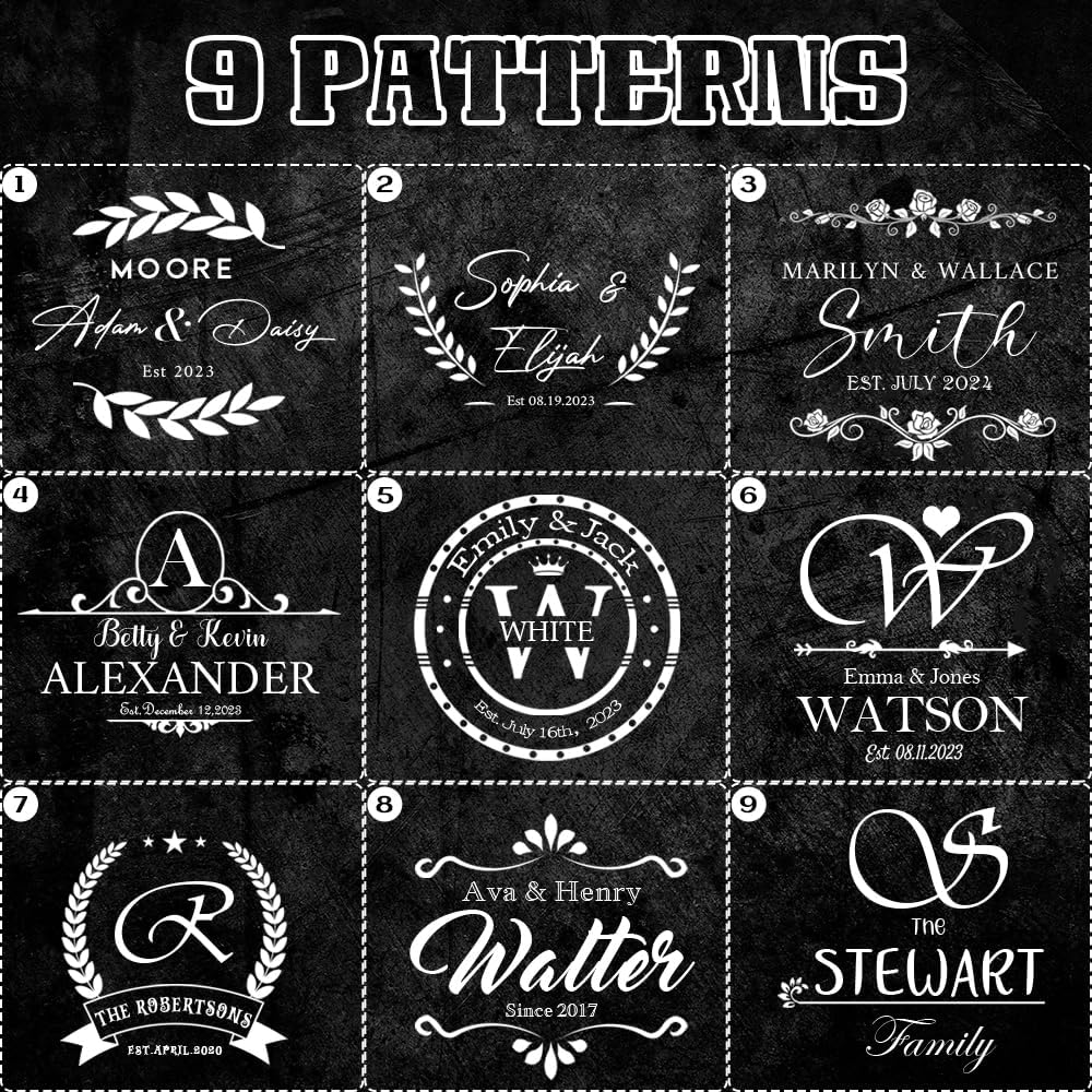 Personalized Cutting Board, Custom Engraved Wood Charcuterie Board - Best Present for Wedding, Bridal Shower, Engagement, Anniversary, Housewarming-11x7.9", 13x9", 15x10.2"