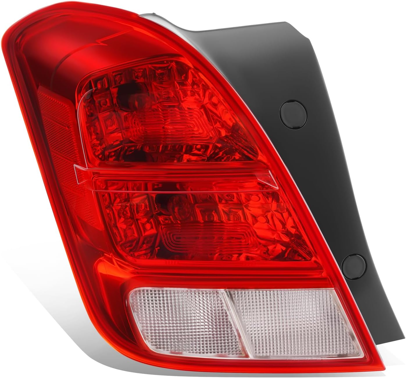 Auto Dynasty Factory Style Rear Tail Lights Brake Lamps Assembly Compatible with 2013-2022 Chevy Trax, Driver Left Side, GM2800272,Chrome Housing Red Lens