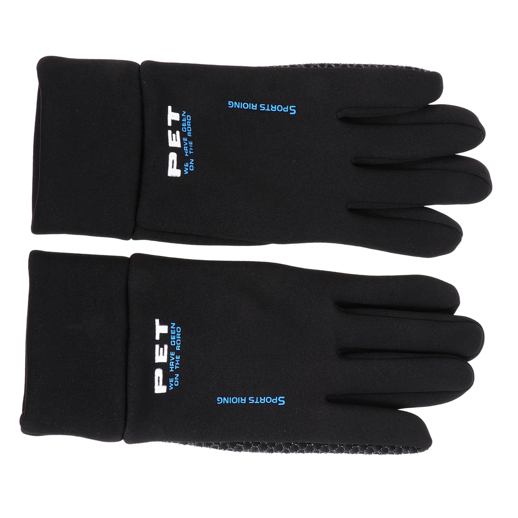 SUPVOX 17 Sports Blue Gloves Windproof Anti-Skid Bike Gloves Warm Mittens for