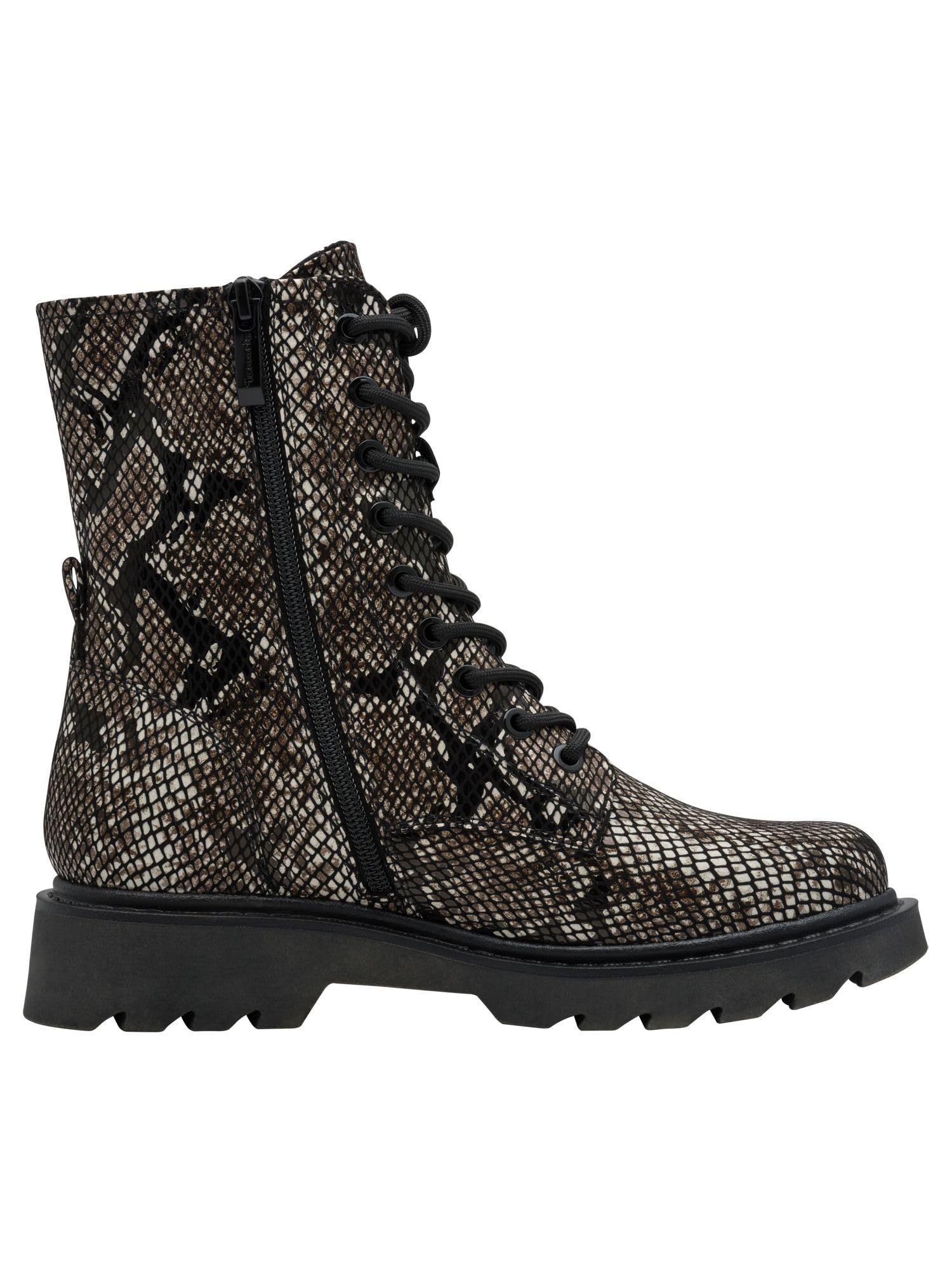 Tamaris Kobiety Tamaris Damen Lace Boot Flat 1-25918-43Buty za kostkę